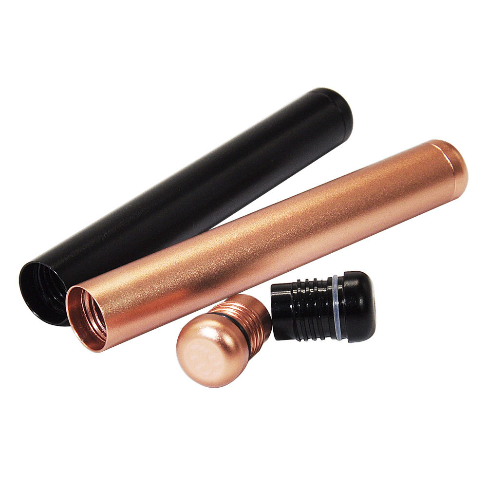 Travel Accessories Youtube - Wadah Tabung Penyimpanan Kedap Udara Aluminium