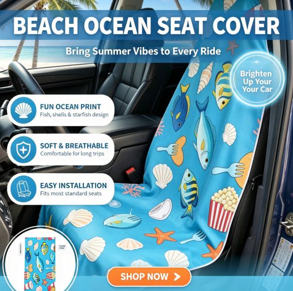 Travel Towel Quick Dry - Sarung Jok Mobil 2-in-1 Berfungsi Sebagai