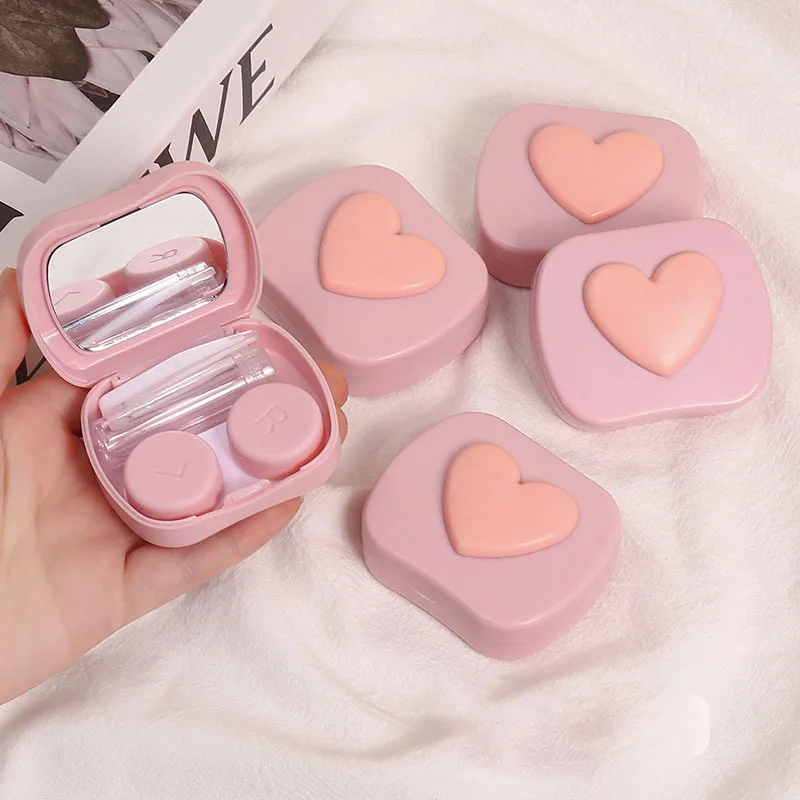 Travel Accessories Kit For Women - Tempat lensa kontak Mini saku imut,