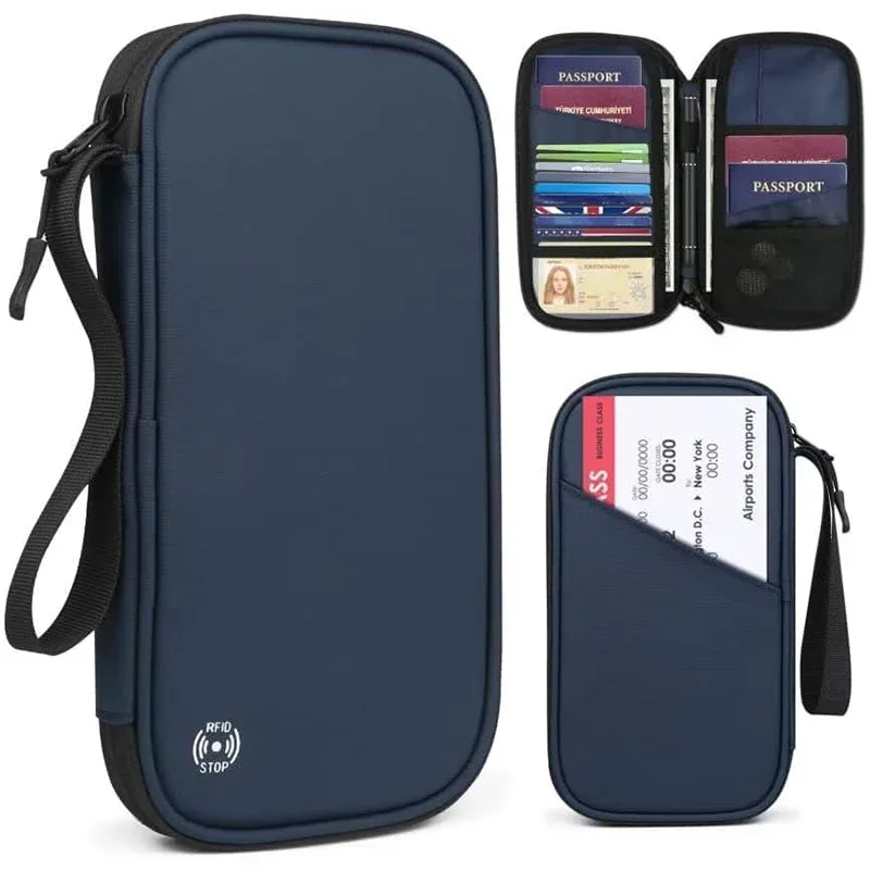 Travel Accessories Wallet - Dompet Sampul Paspor Perjalanan Keluarga Ringan
