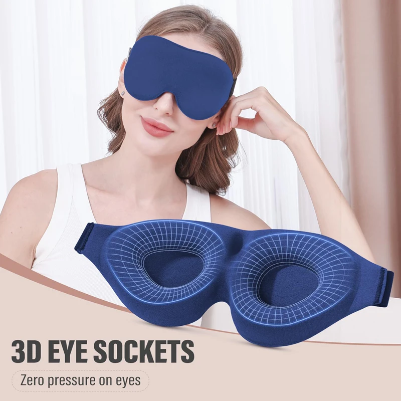 Eye Mask Sleep Travel - Penutup Mata Tidur 3D Bernapas Untuk