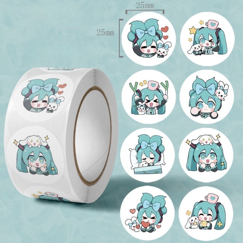 Sticker Luggage Decorative - Stiker Hatsune Miku Estetik Lucu, Stiker