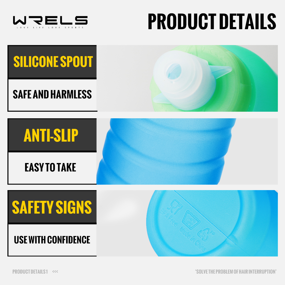 WRELS Botol Air Olahraga Ultra - Water Bottle Collapsible ulasan dan harga