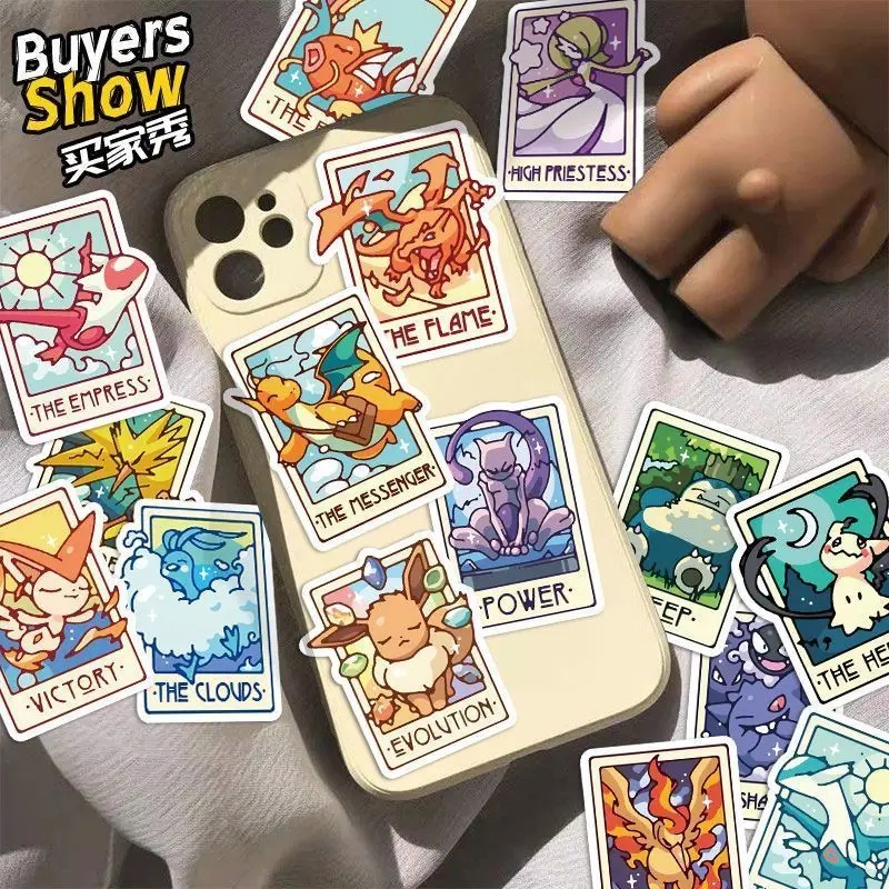 90/180PCS Stiker DIY Pokémon K - Sticker Luggage Decorative ulasan dan harga