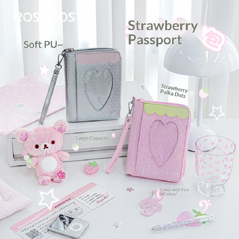 Dompet Paspor RosyPosy Motif P - Travel Accessories Wallet ulasan dan harga