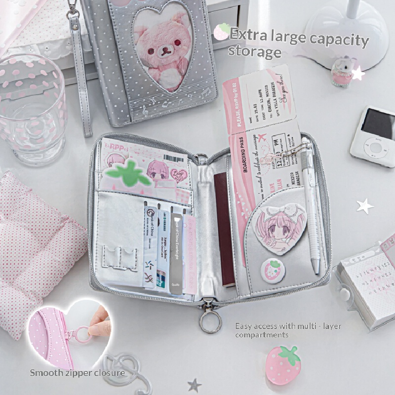 Dompet Paspor RosyPosy Motif P - Travel Accessories Wallet ulasan dan harga