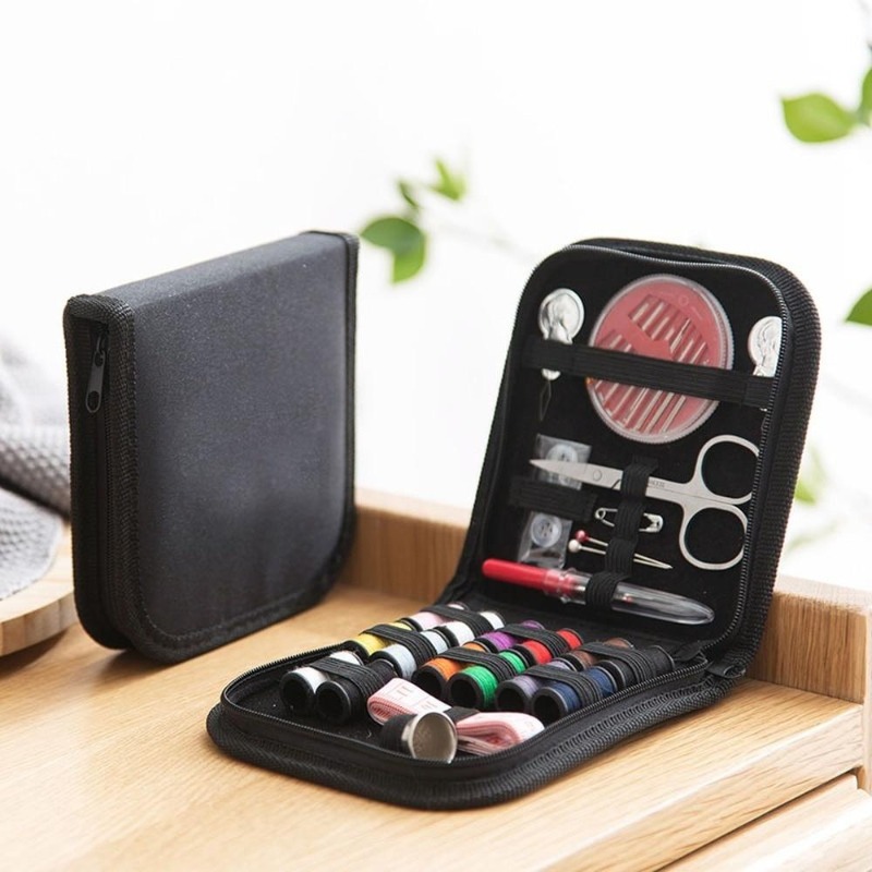 Kit jahit Mini portabel 10 bua - Travel Accessories Kit For Women ulasan dan harga