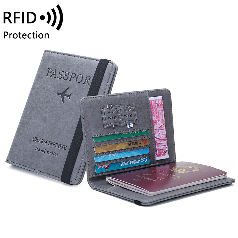 Tempat Paspor Kulit PU Uniseks - Travel Accessories Wallet ulasan dan harga