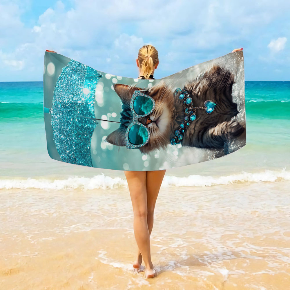 1 Buah Handuk Pantai Serat Mik - Travel Towel Quick Dry ulasan dan harga