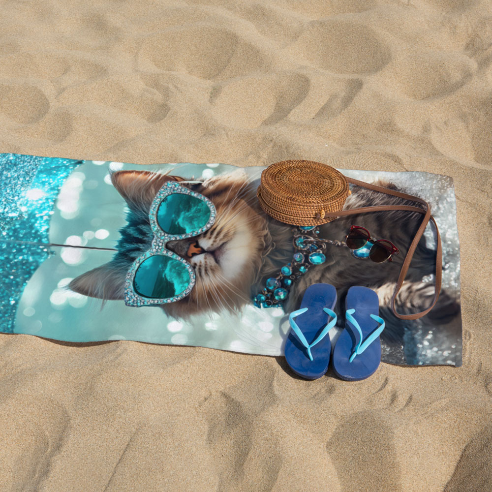 1 Buah Handuk Pantai Serat Mik - Travel Towel Quick Dry ulasan dan harga