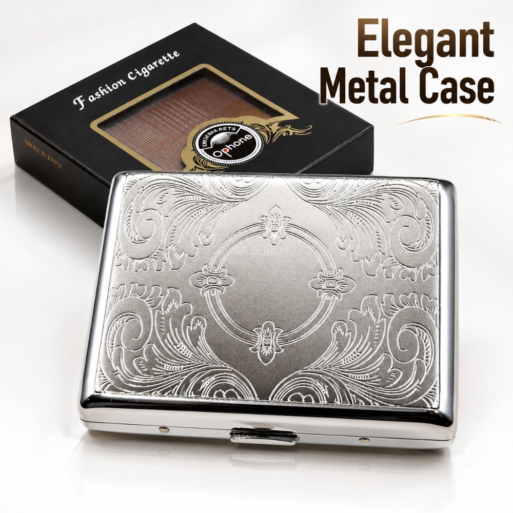 Kotak Rokok Stainless Steel Be - Travel Accessories Case ulasan dan harga