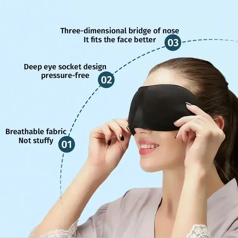 Penutup Mata Tidur Slaapmasker - Eye Mask Sleep Travel ulasan dan harga