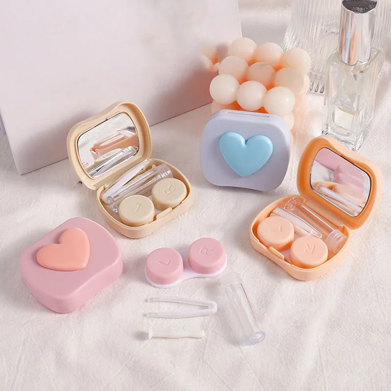 Tempat lensa kontak Mini saku  - Travel Accessories Kit For Women ulasan dan harga
