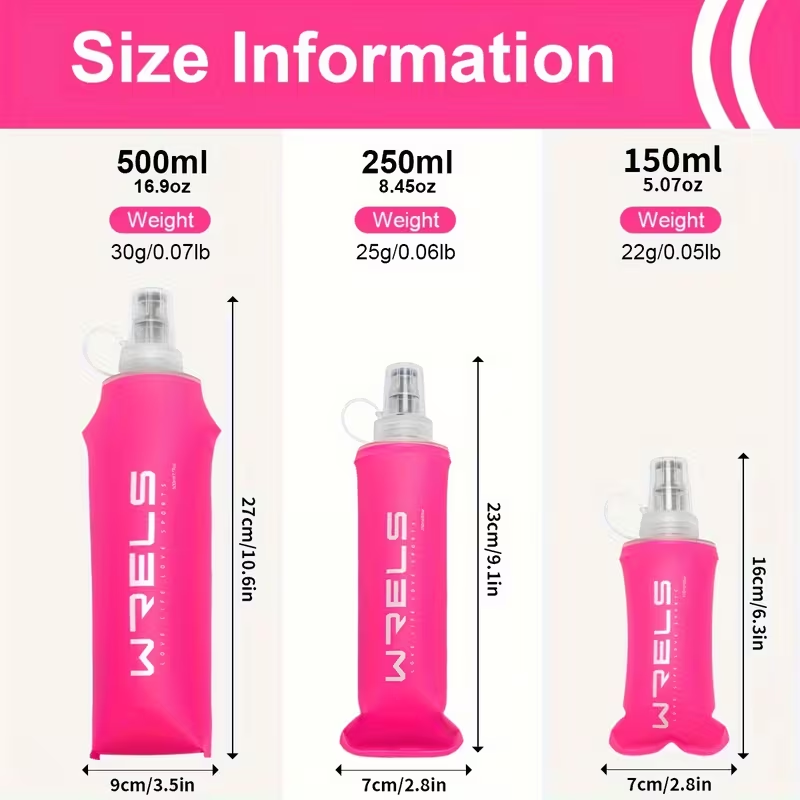 WRELS Botol Air Lipat TPU Beba - Water Bottle Collapsible ulasan dan harga