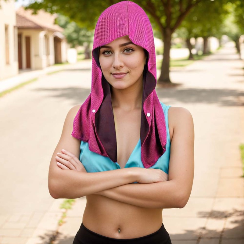 Handuk Hoodie Cepat Kering den - Travel Towel Quick Dry ulasan dan harga