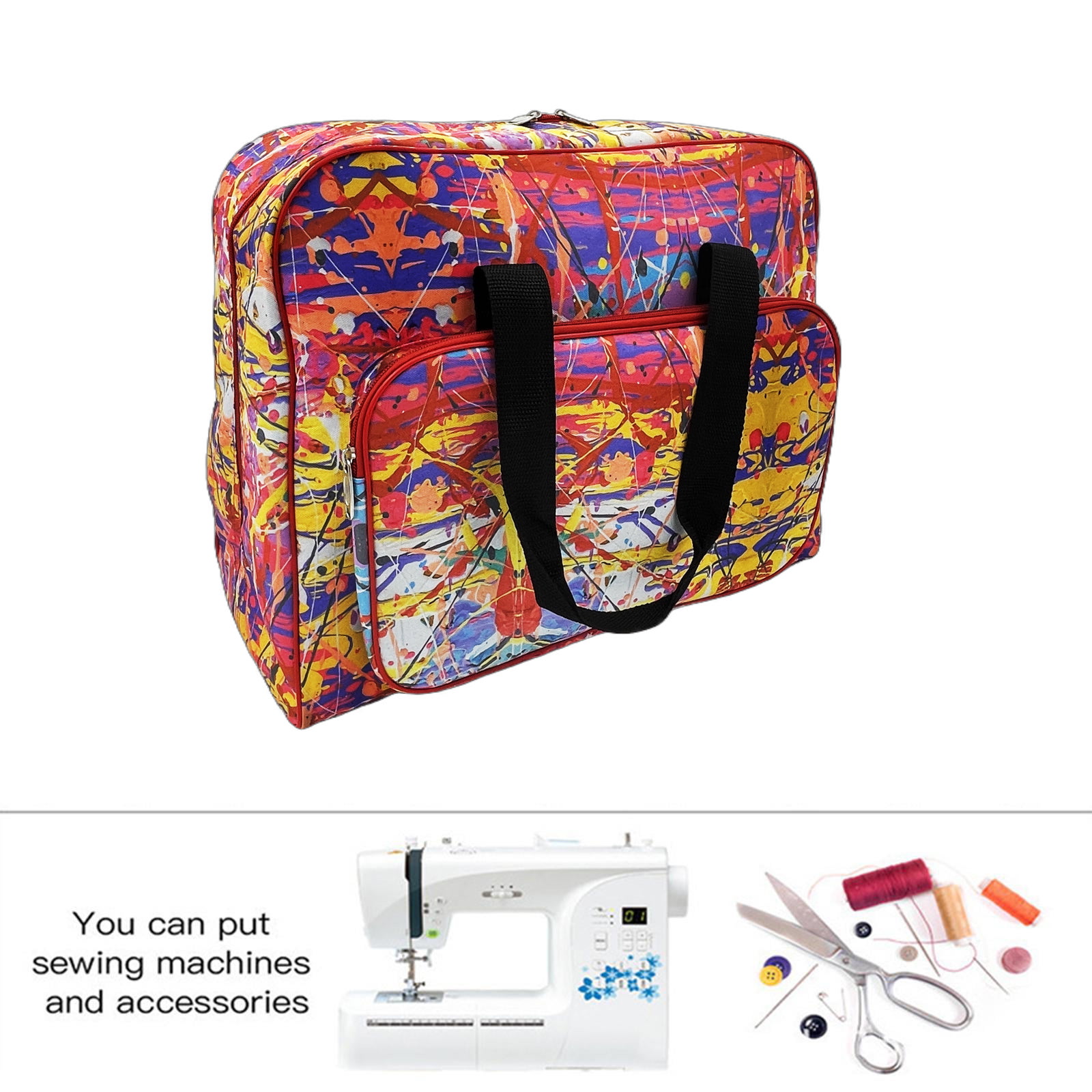 Tas pembawa Mesin Jahit, Organ - Travel Accessories Case ulasan dan harga