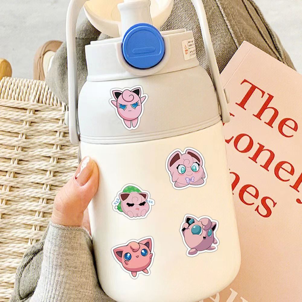 Stiker Jigglypuff Lucu Pokémon - Sticker Luggage Decorative ulasan dan harga