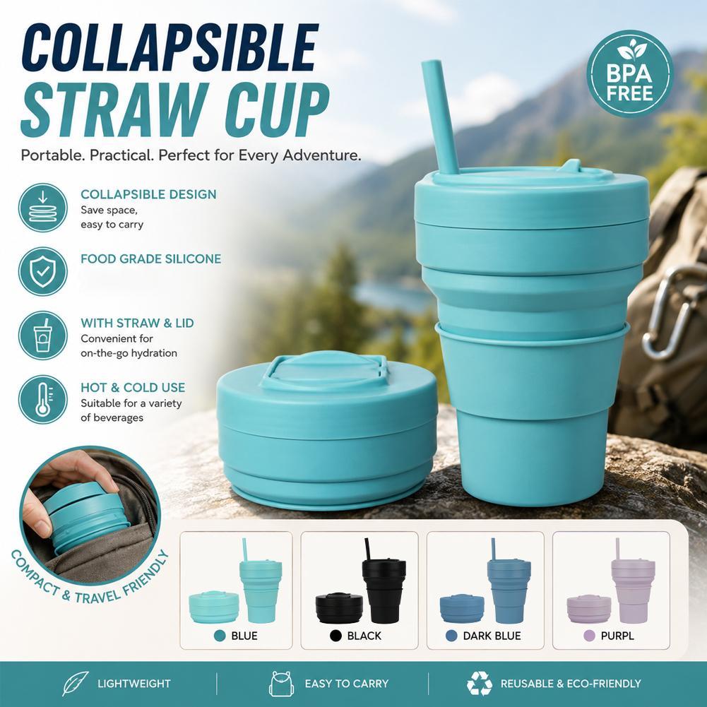 Cangkir Kopi Silikon Dapat Dil - Water Bottle Collapsible ulasan dan harga