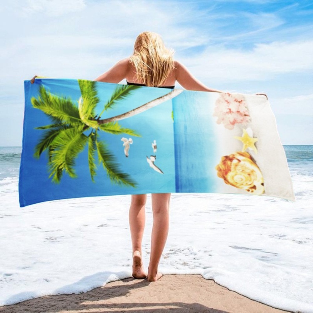 Handuk Mandi Motif Macan Tutul - Travel Towel Quick Dry ulasan dan harga