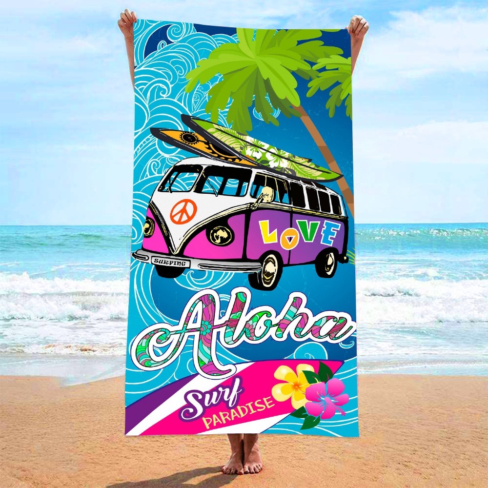 Handuk Mandi Motif Macan Tutul - Travel Towel Quick Dry ulasan dan harga