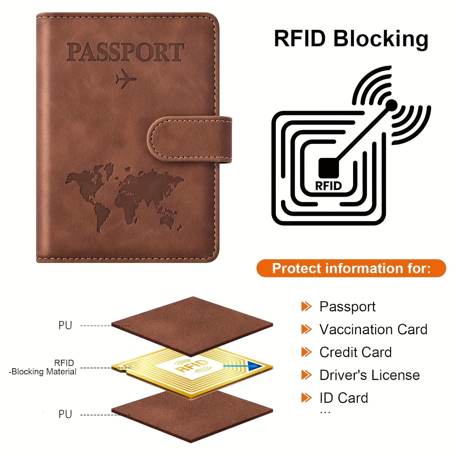 Dompet Paspor, Sampul Paspor d - Travel Accessories Wallet ulasan dan harga