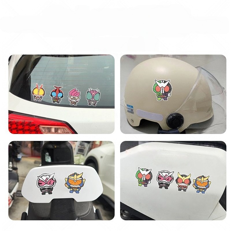 Stiker mobil Kamen Rider yang  - Sticker Luggage Decorative ulasan dan harga