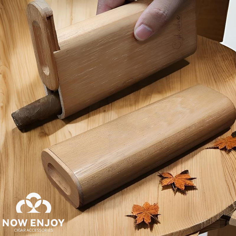 Kotak Cerutu Portabel Kayu Ced - Travel Accessories Case ulasan dan harga