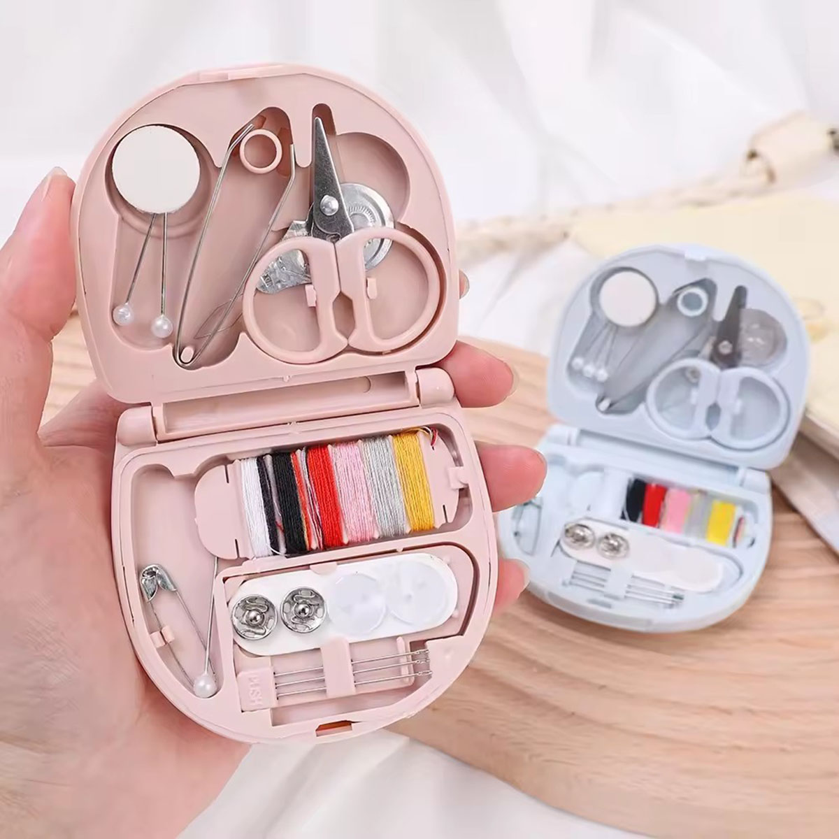 Kit Mesin Jahit Manual Mini Al - Travel Accessories Kit For Women ulasan dan harga