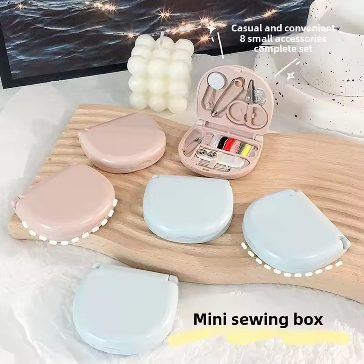 Kit Mesin Jahit Manual Mini Al - Travel Accessories Kit For Women ulasan dan harga