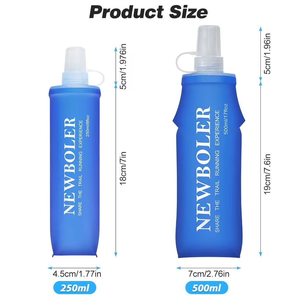 NEWBOLER 250Ml/500Ml Botol Air - Water Bottle Collapsible ulasan dan harga
